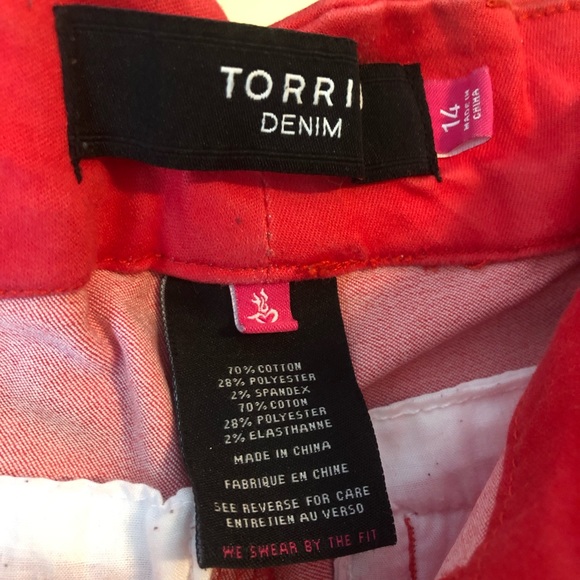 Red Torrid Bermuda shorts size 14 - Picture 4 of 4